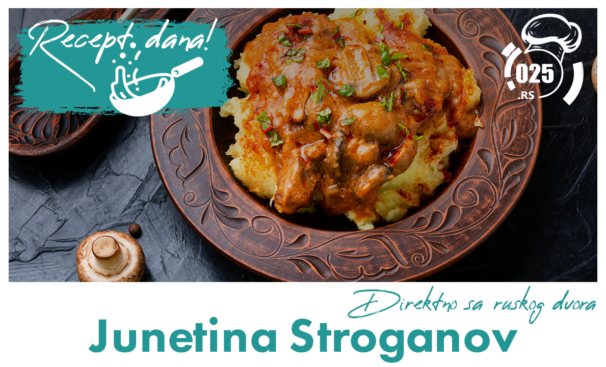 Junetina stroganov - recept