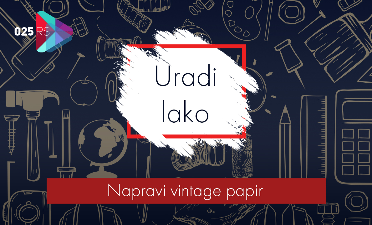 uradi lako - vintage papir