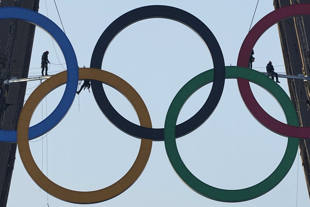 Postavljanje Olimpijskih krugova