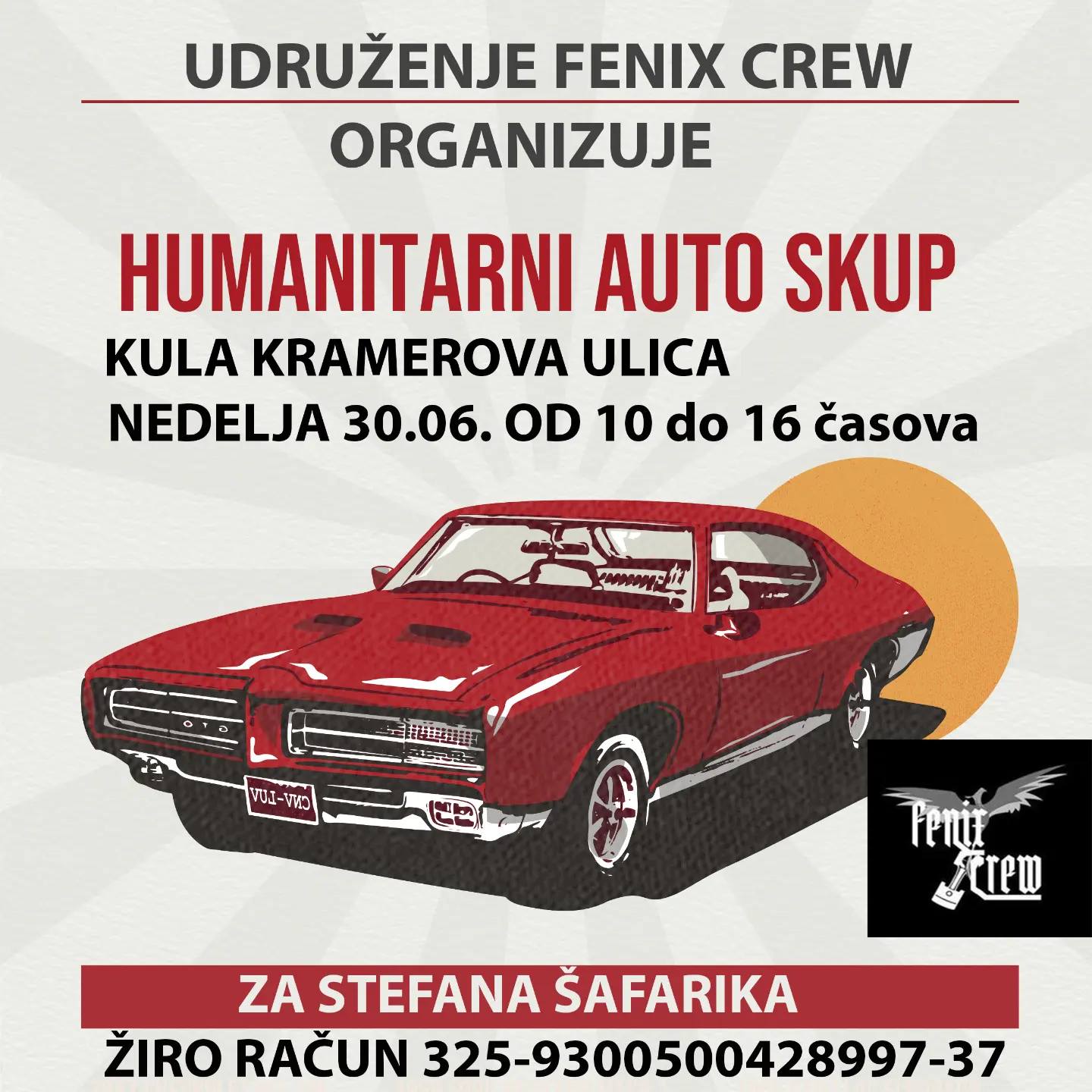 Humanitarna izložba automobila 30. juna