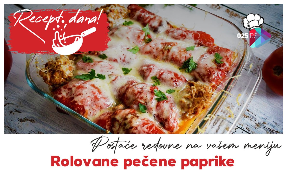 Rolovane pečene paprike