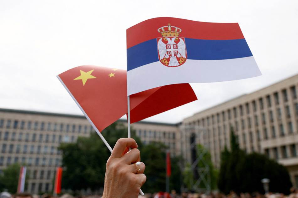 zastava srbija i kina