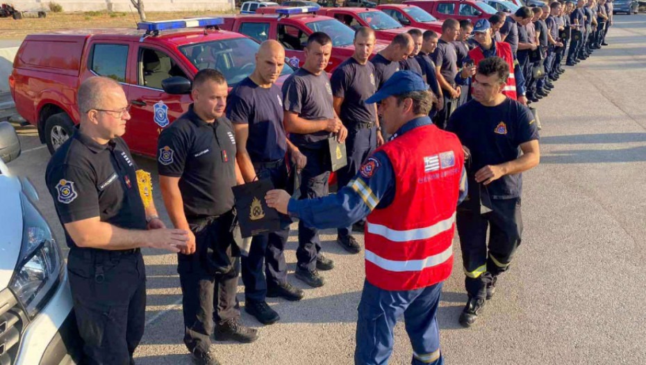 Vatrogasci Srbije u Grčkoj