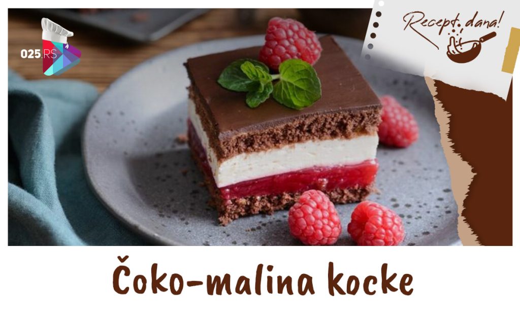 Čoko malina kocke