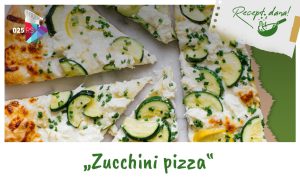 Zucchini pizza