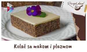 Kolač sa makom i plazmom