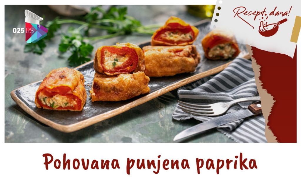 Pohovana punjena paprika