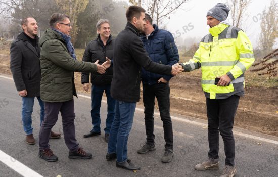 Obilazak radova na asfaltiranju - Telečka