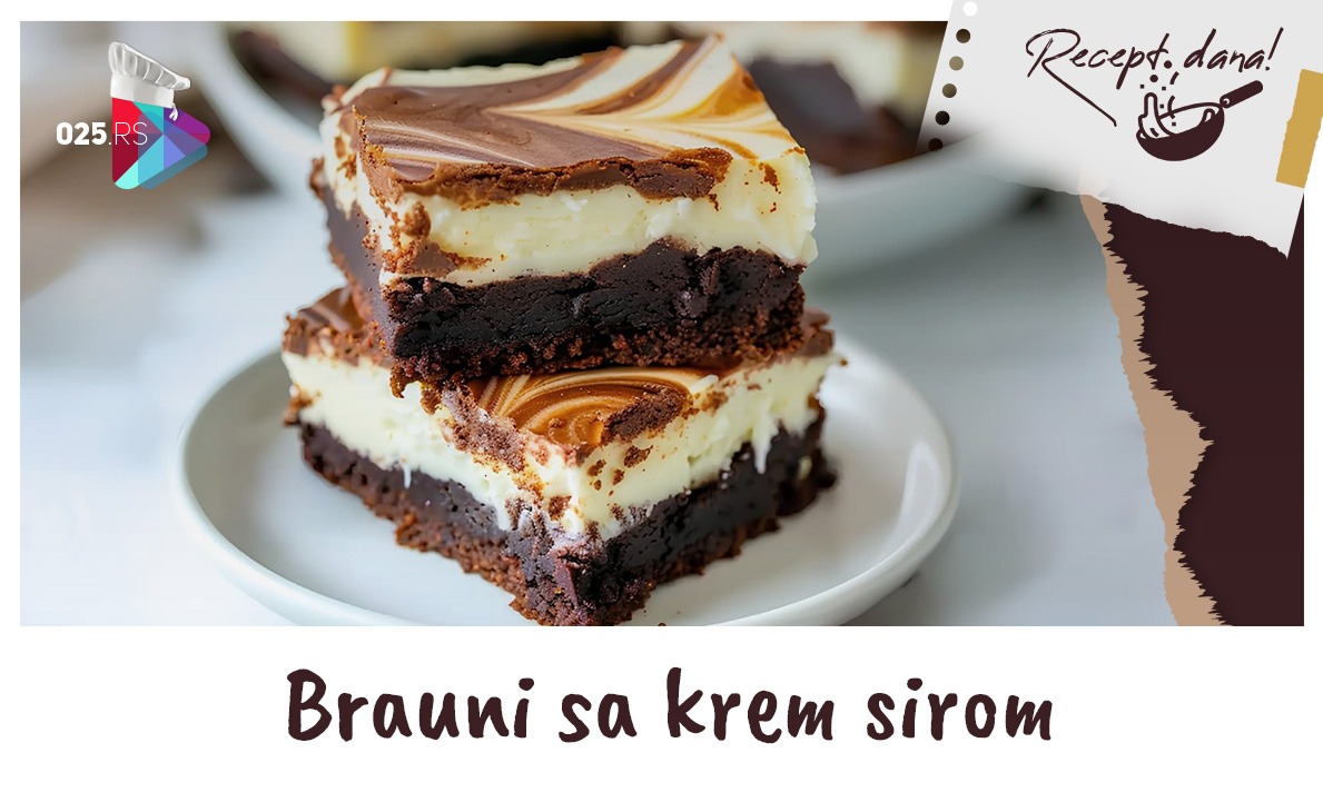 Brauni sa krem sirom