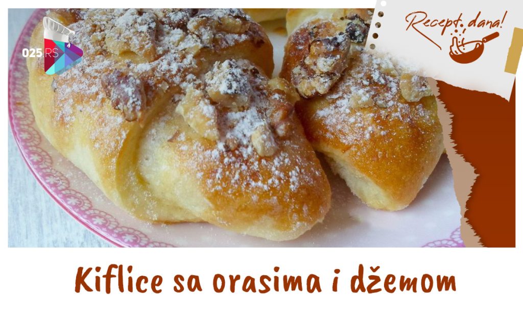 Kiflice sa orasima i dzemom