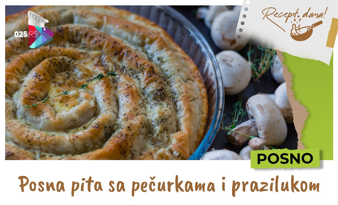 Posna pita sa pecurkama