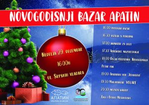 Novogodišnji bazar u Apatinu 29. decembra