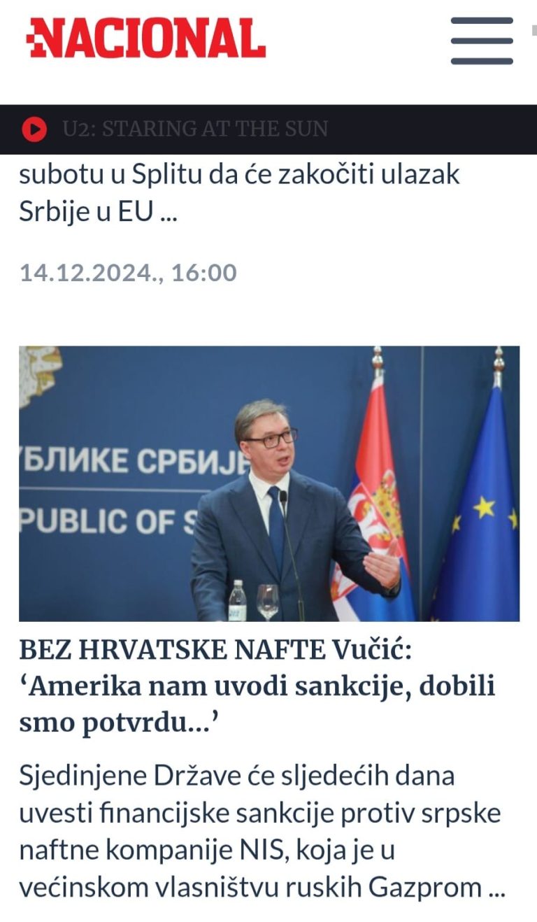 Ima li razlike između srpske opozicije i hrvatskih medija?