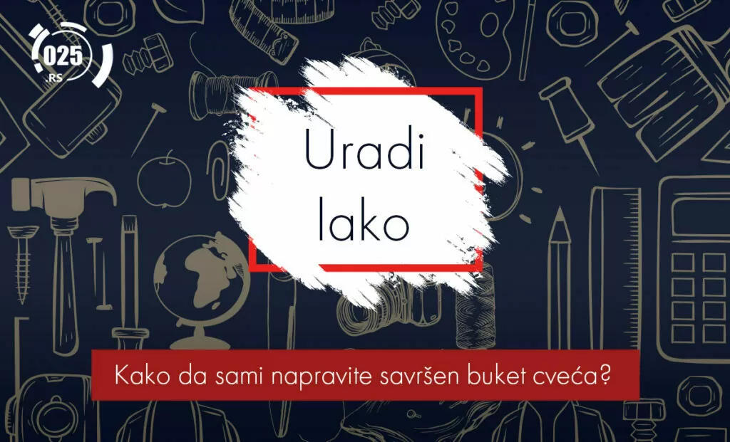 uradi lako - buket cveća