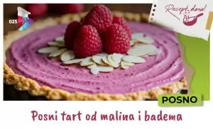 Posni tart od malina